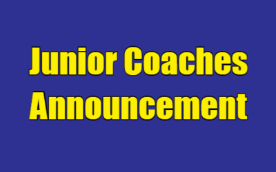 Junior Coaches Announcement